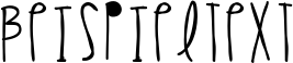 Image preview of font Happy Easter