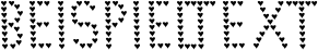 Image preview of font Lovelica