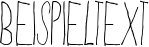 Image preview of font Skinny