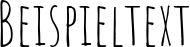 Image preview of font Amatic SC