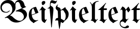 Image preview of font Bertholdr Mainzer Fraktur