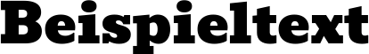 Image preview of font Bevan