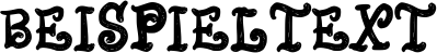 Image preview of font Black Hosten