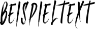 Image preview of font Black Memory