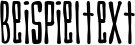 Image preview of font Blackout