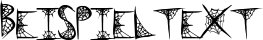 Image preview of font BlackWidow