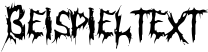 Image preview of font Blanksack Immortal
