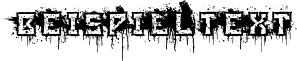 Image preview of font BloodBlocks