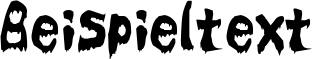 Image preview of font Bloodyslime