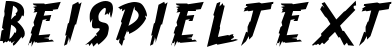 Image preview of font Brasblus Highlight