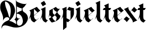Image preview of font Bronzion Black