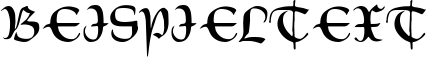 Image preview of font Castiglione