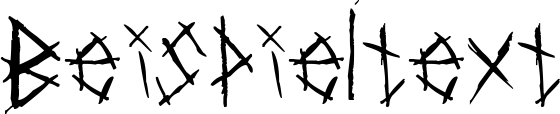 Image preview of font Chiken Skratch