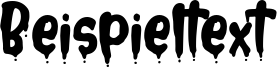 Image preview of font Chill Blood