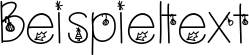 Image preview of font ChristmasEve