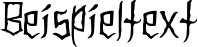 Image preview of font Clownoween