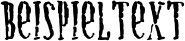 Image preview of font Creature