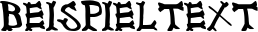 Image preview of font CrispyBones