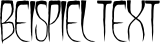 Image preview of font CROWN HORROR