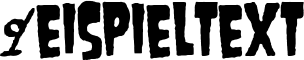 Image preview of font Danzig 4p