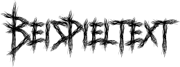 Image preview of font Darkside