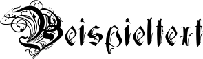 Image preview of font Decadentia