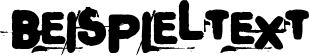 Image preview of font Demon Panic