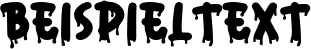 Image preview of font Devil Horror Handwritten