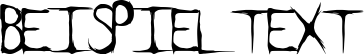 Image preview of font DirtyFeature