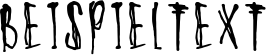 Image preview of font DK Oyuki's Ghost