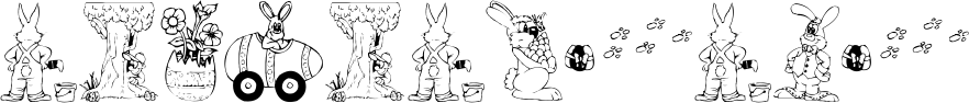 Image preview of font DT Hip Hop