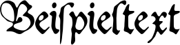 Image preview of font Duke