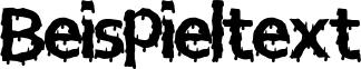 Image preview of font EuroHorror