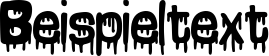 Image preview of font Eurotrash Style