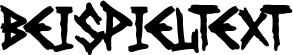 Image preview of font Falange Punk