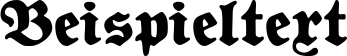 Image preview of font Fette National Fraktur