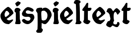 Image preview of font fin fraktur