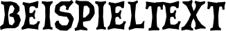 Image preview of font Fright Maiden