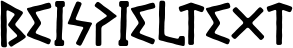 Image preview of font Gelio