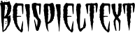 Image preview of font Ghost Terror