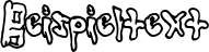 Image preview of font Globtastic