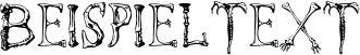 Image preview of font Gnarly Skeleton