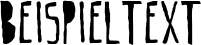 Image preview of font gogozombie