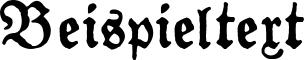 Image preview of font Gotyk Poszarpany