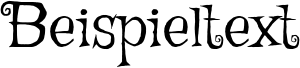 Image preview of font Griffy