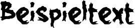 Image preview of font Hutaner