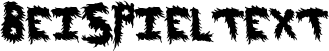 Image preview of font HairyFun