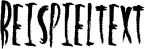 Image preview of font HalfLight