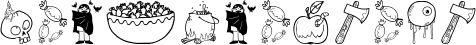 Image preview of font Halloween Bell