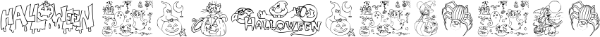 Image preview of font Halloween